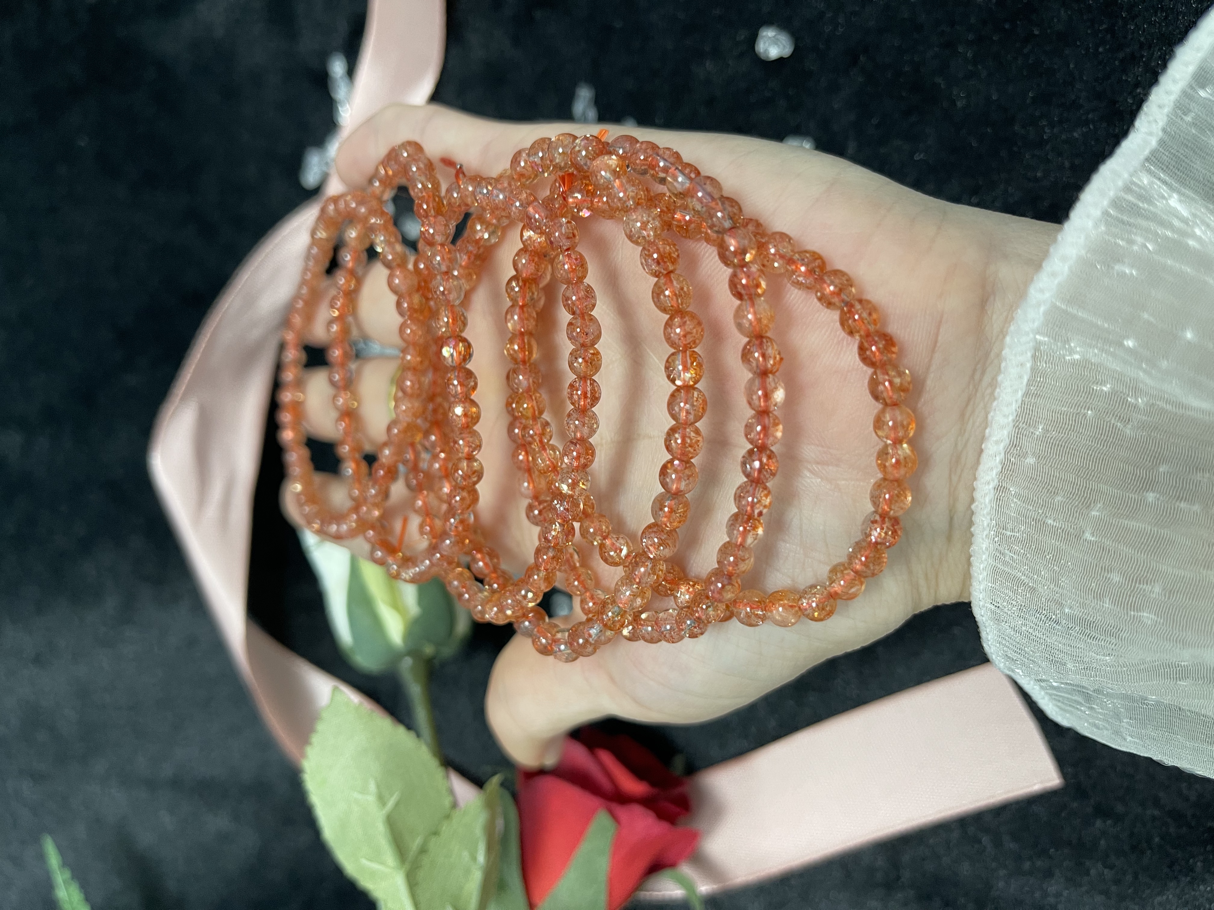 时尚珠宝金太阳亲民入门级素圈百搭手串（多样性发货）直播间看货