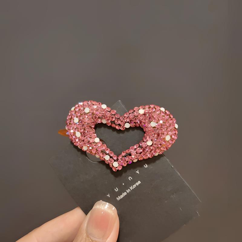 韩版施家钻青蛙扣夹网红款刘海侧边夹满钻边夹可爱发卡轻奢碎发夹