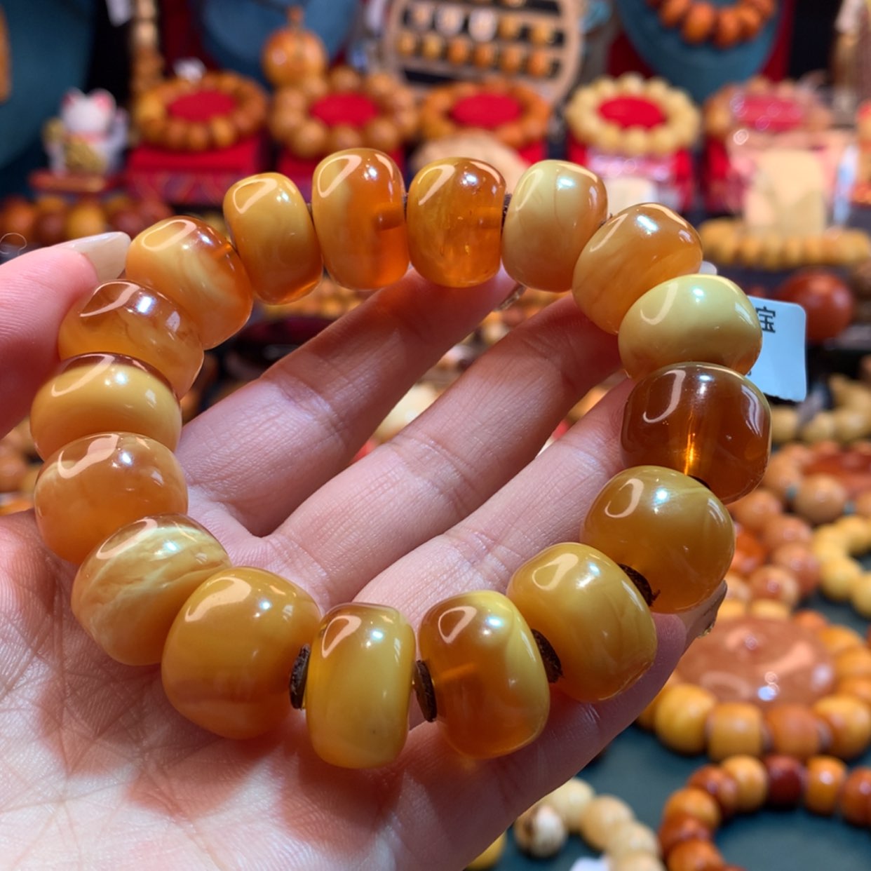 【闪购商品】蜜蜡手串未镶嵌蜜蜡手串