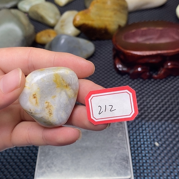 和田玉未镶嵌挂件212