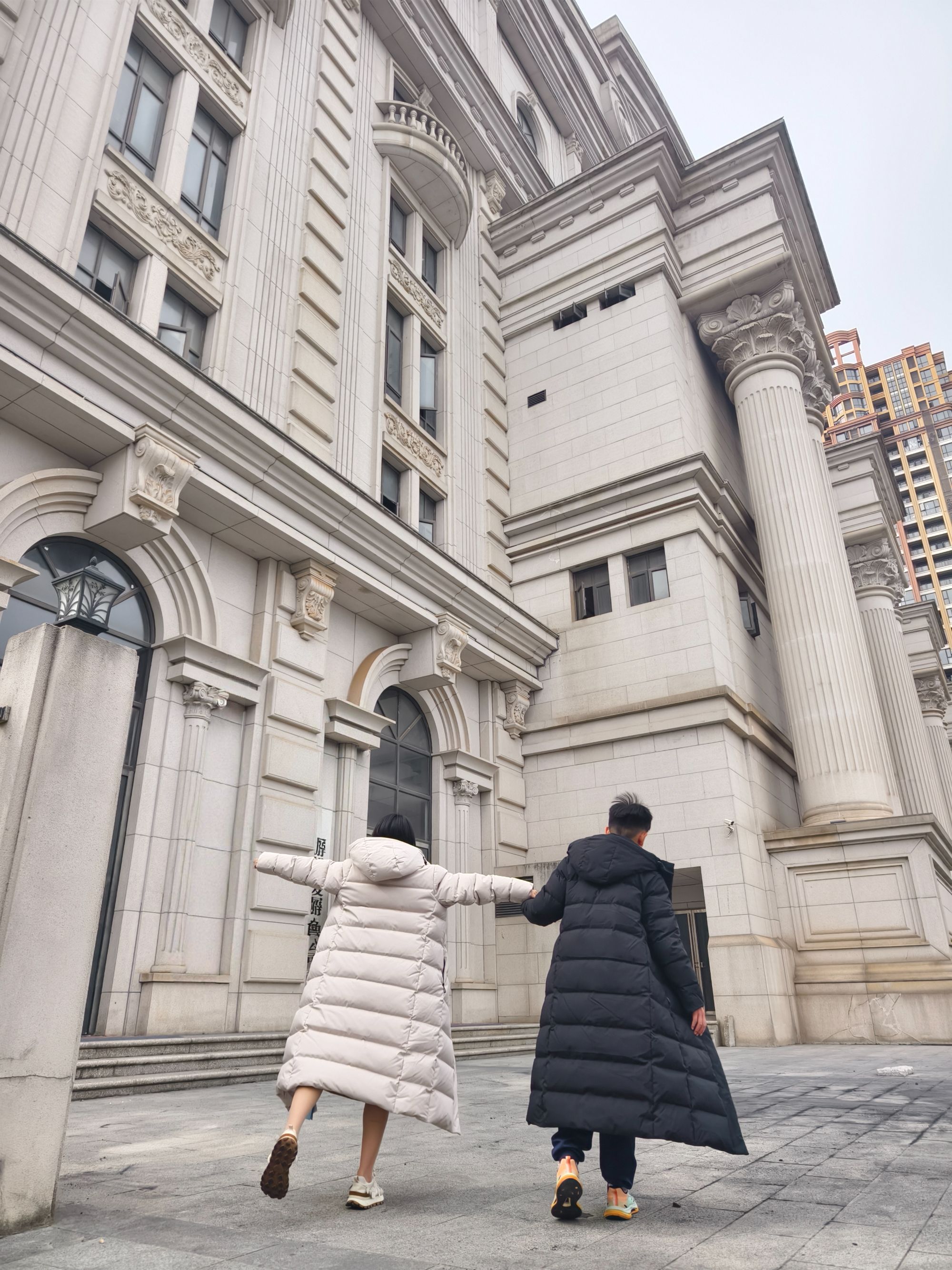 【共青城羽绒服】（雁羽·北寒）95鸭绒466g~超厚加长款男女同款羽绒服