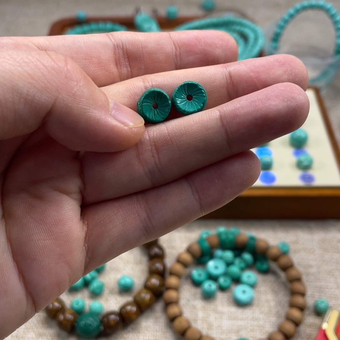 原生态湖北矿小配饰，直径10