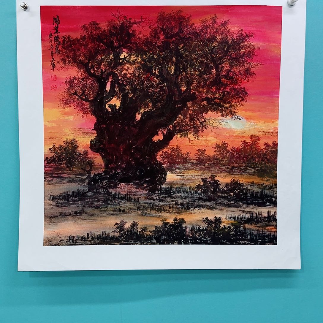 国画李文军教授作品