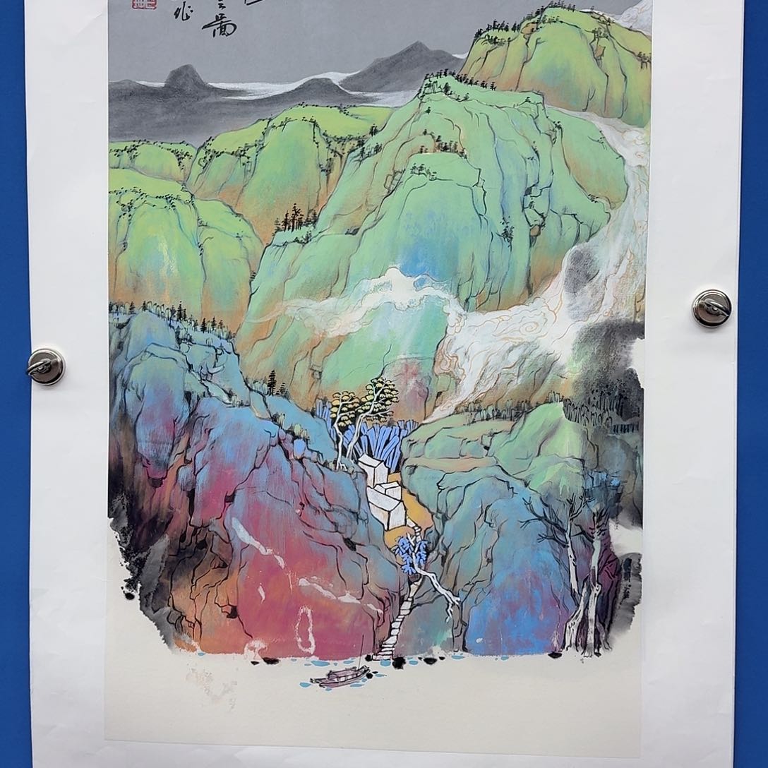 国画多次参加国内外重大会议