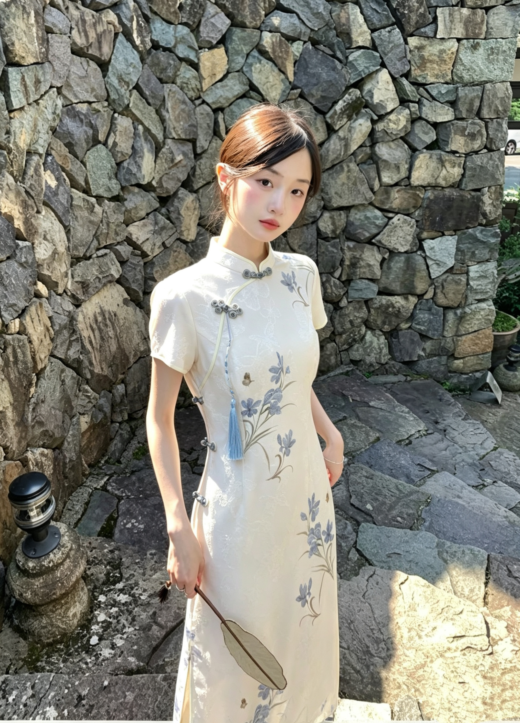 【琉璃盏】新中式改良旗袍连衣裙女清冷感高级感修身显瘦夏季复古
