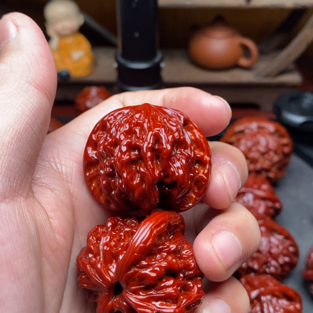 吊坠文玩核桃拾**阅39虎头