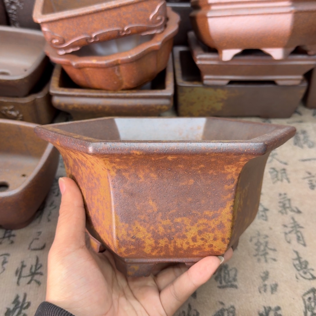 紫砂花盆33号宜兴紫砂正品花盆17x9