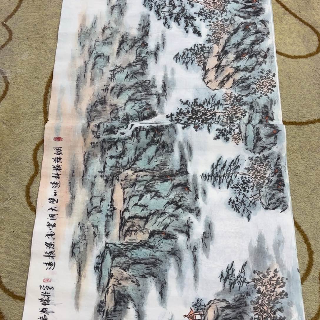 国画国画老师作品刘