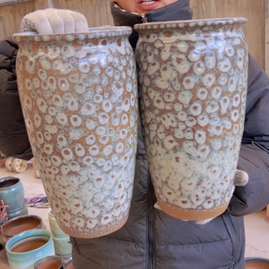 紫砂花盆高31口16.5—————