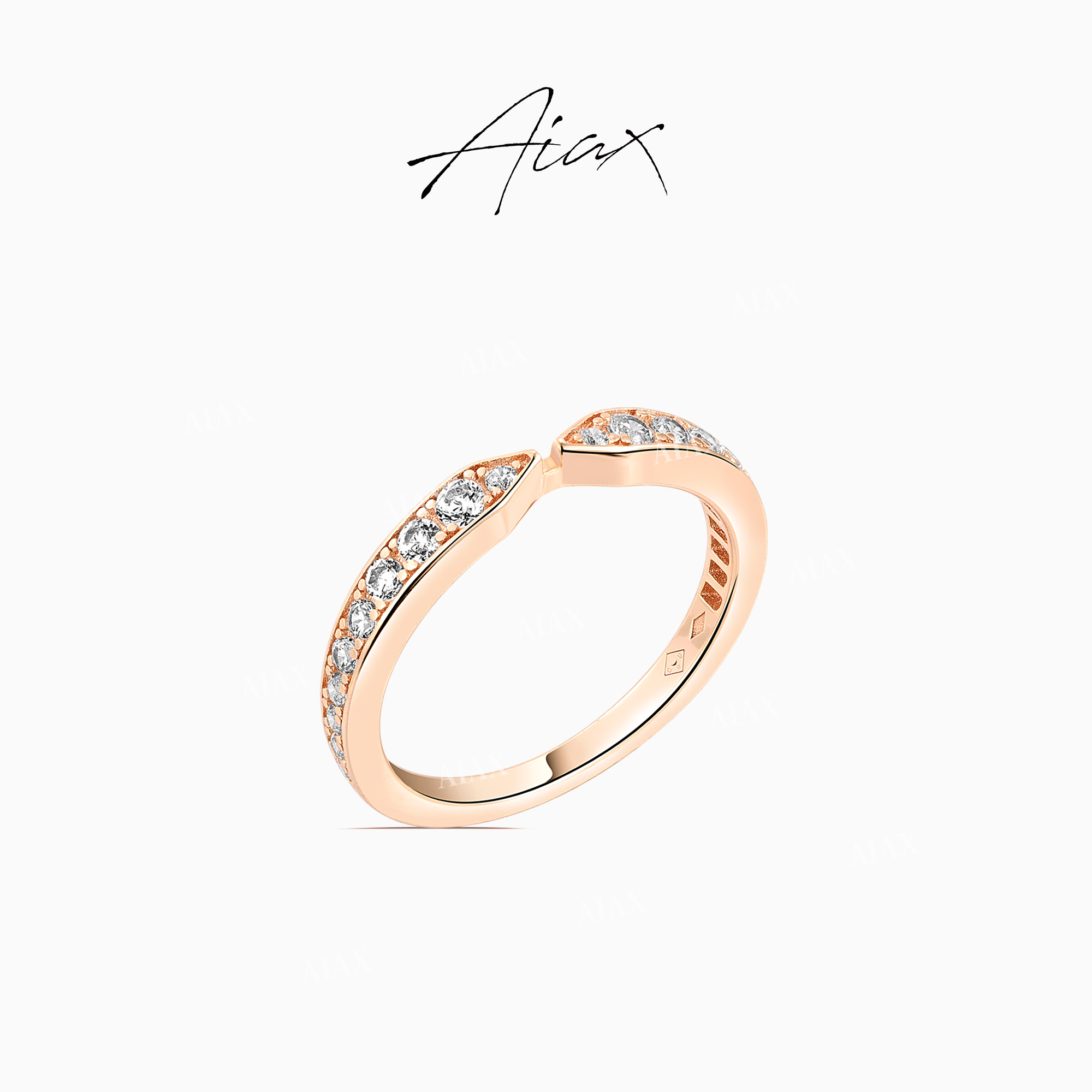 AIAX 925银 出游季 夏上新首饰高级感精致极简戒指女款TSS7263