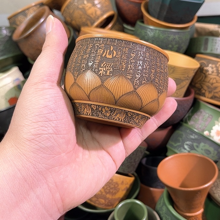 茶杯紫砂全手工紫砂主人杯