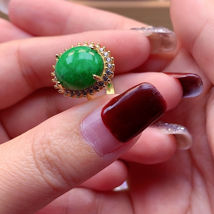 翡翠颈饰银S925镶嵌翡翠