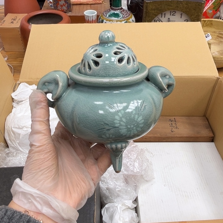 呀工艺品摆件瓷器摆件正能量