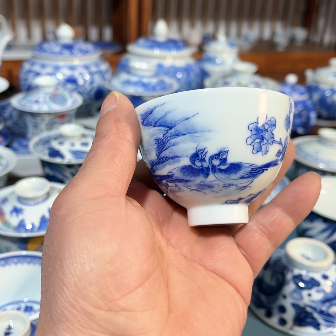 錡镇堂手工手绘杯