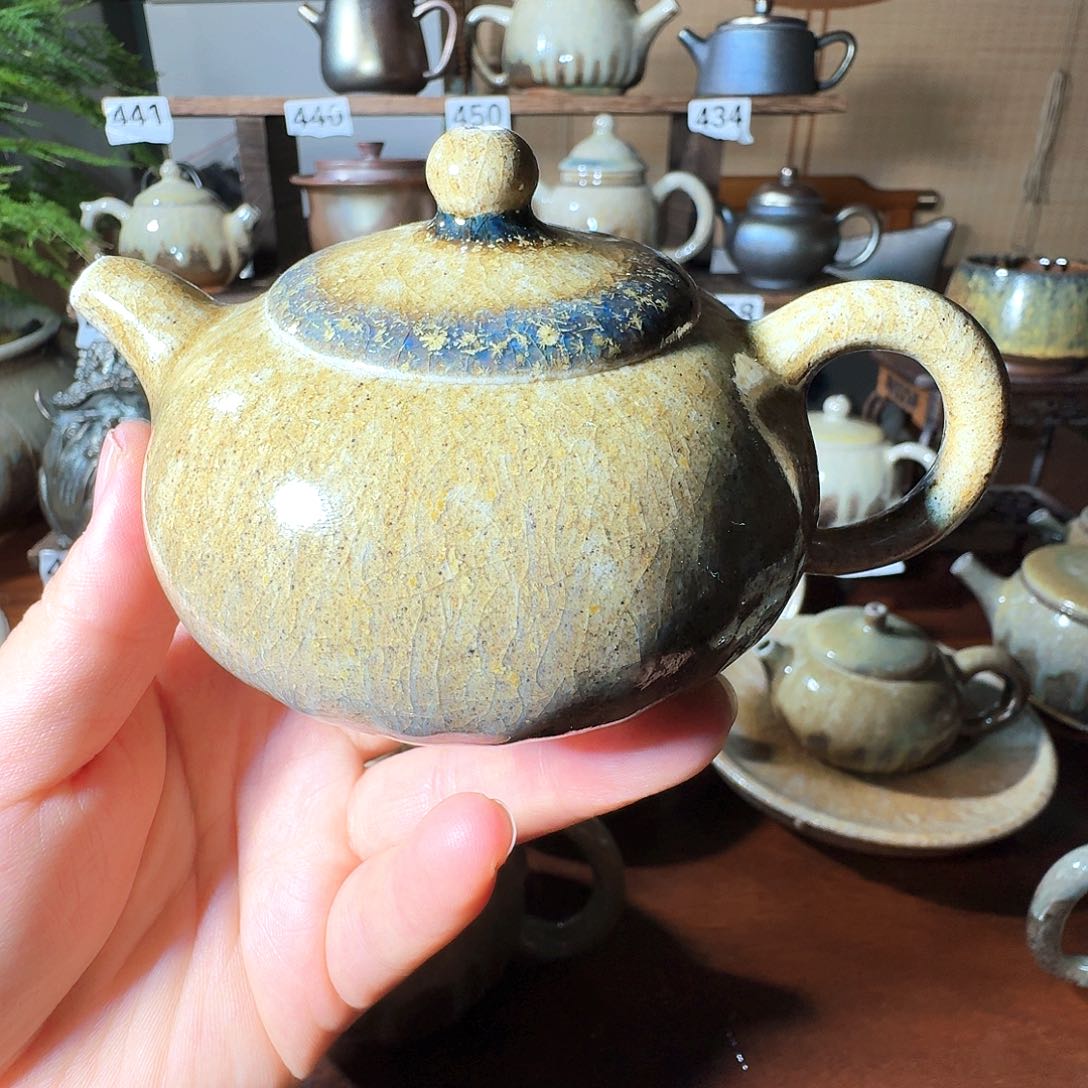 建水紫陶白泥柴烧壶白****?