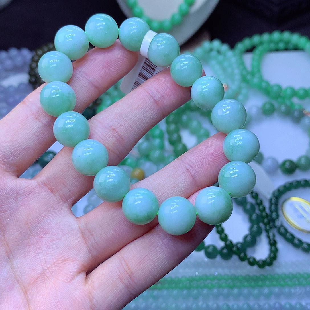 翡翠毛衣链未镶嵌12