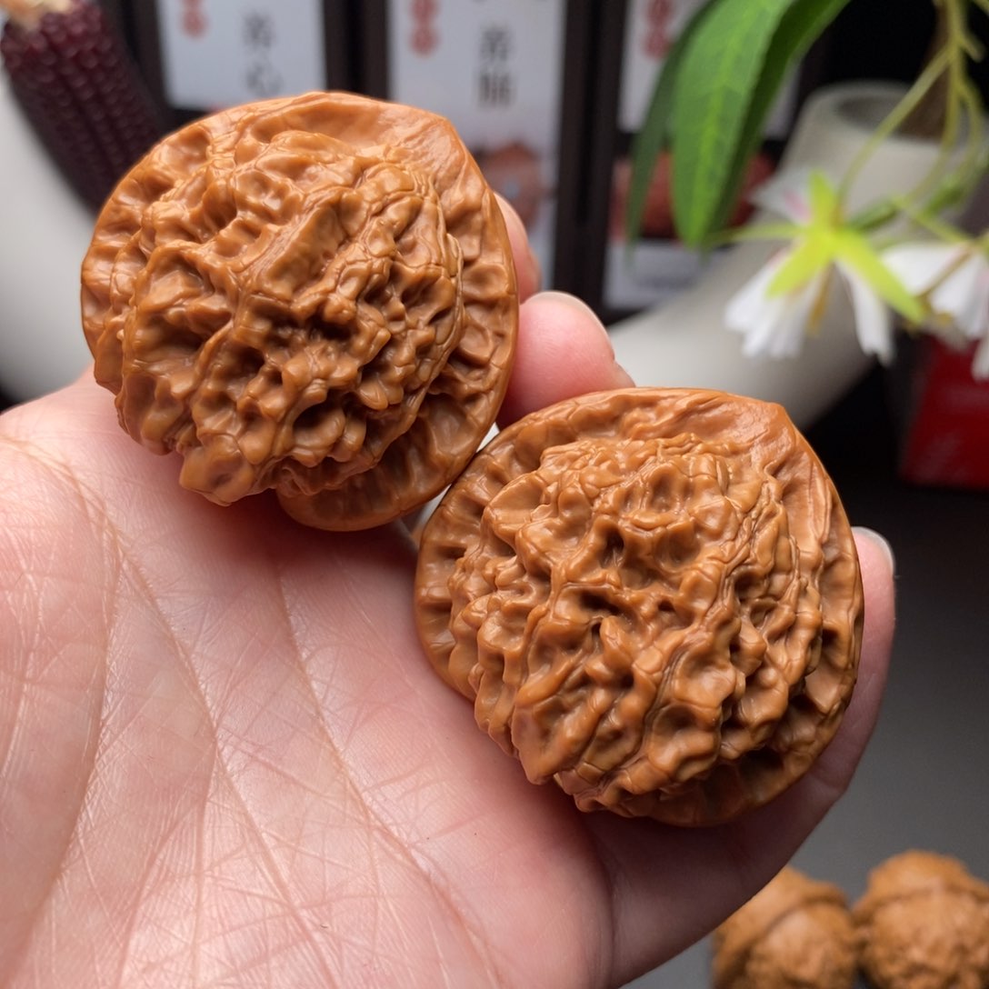 文玩核桃把件官帽44