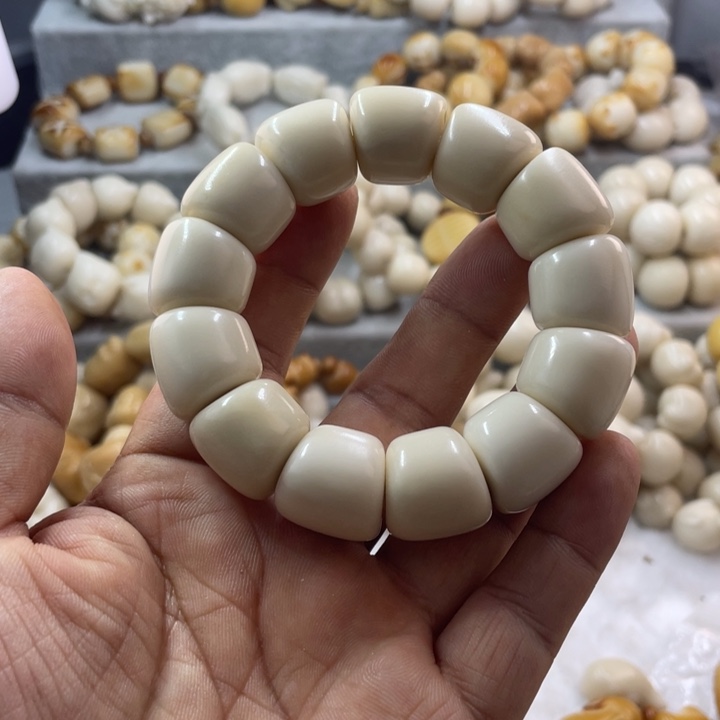 吊坠菩提根/象牙果微瑕象牙果马蹄桶手串卡18