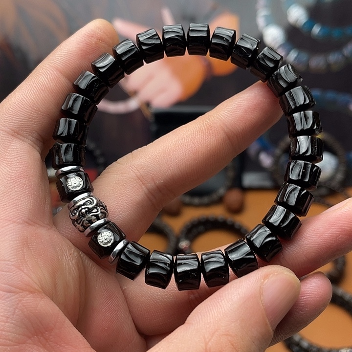 柏***丞椰蒂手串9黑金吞噬吞金兽