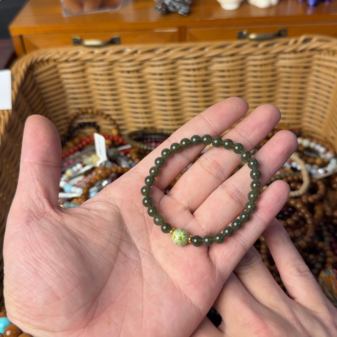 和田玉（糖玉）手链未镶嵌