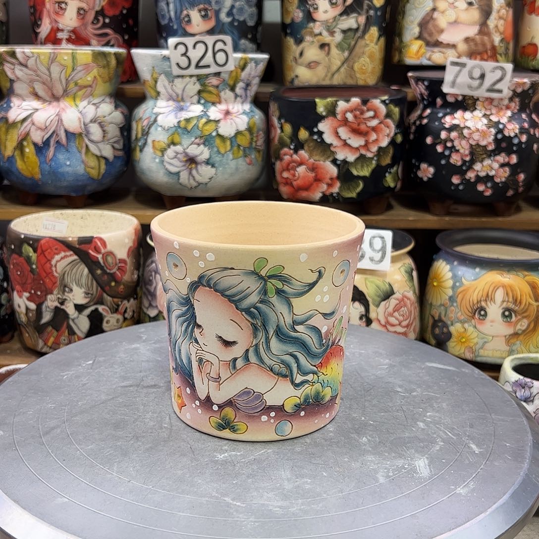 景德镇炫彩手绘口10