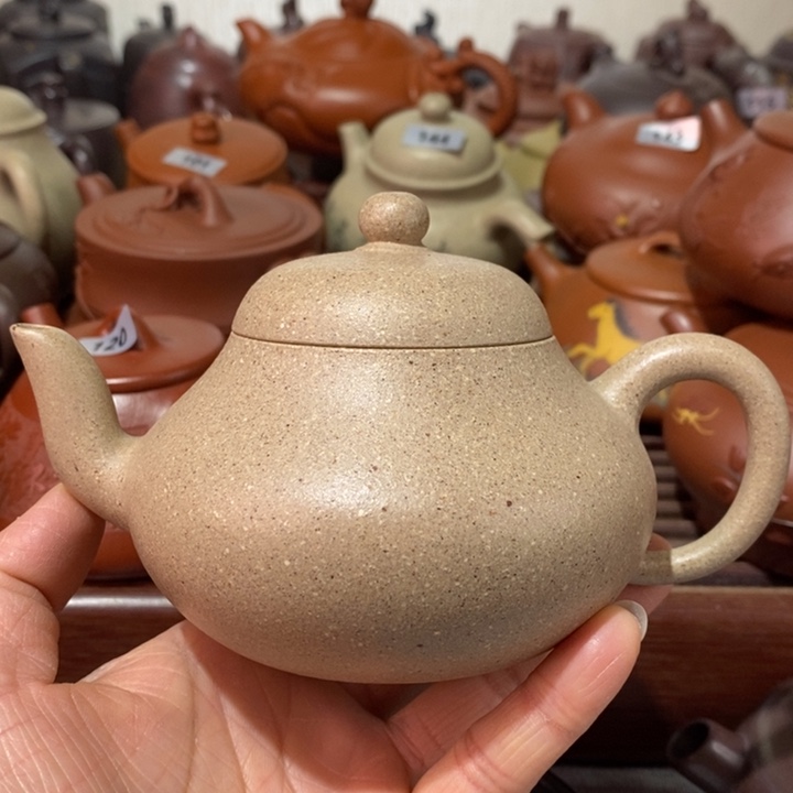 紫砂茶壶微瑕处理一把