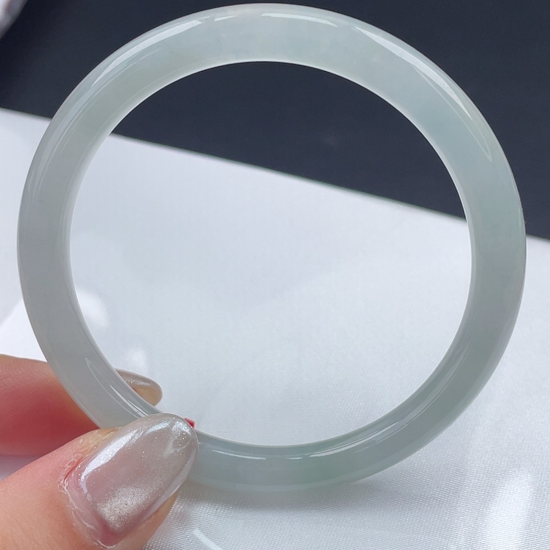 L****翡翠未镶嵌手镯53-7-7尺寸