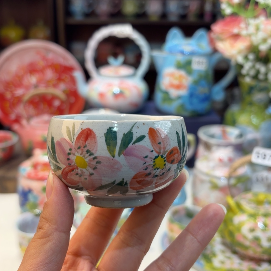 景德镇手绘高温釉下彩陶瓷茶具