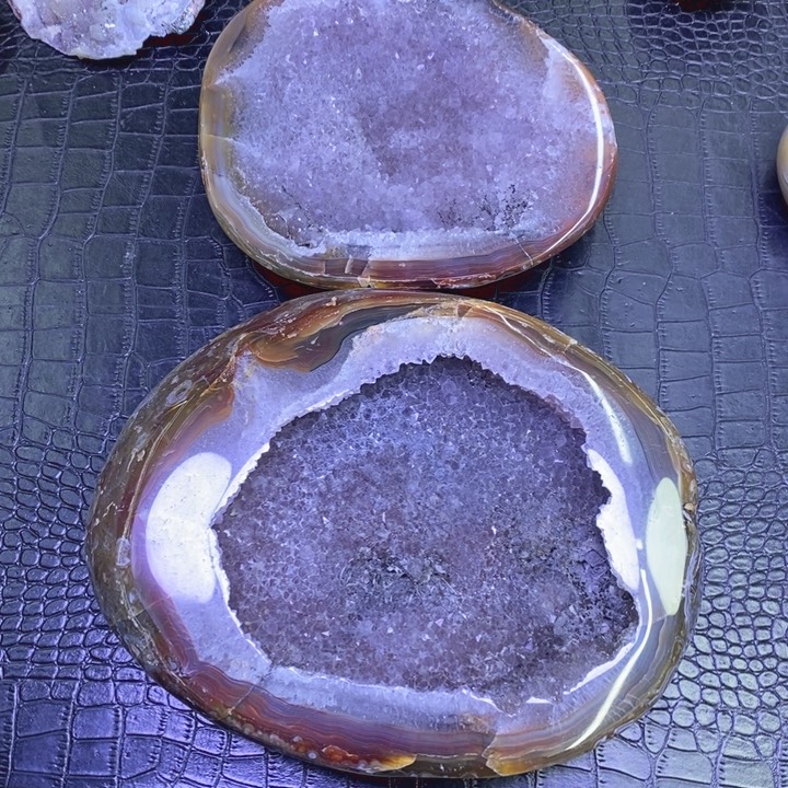 未镶嵌珠宝半成品水晶紫晶盆