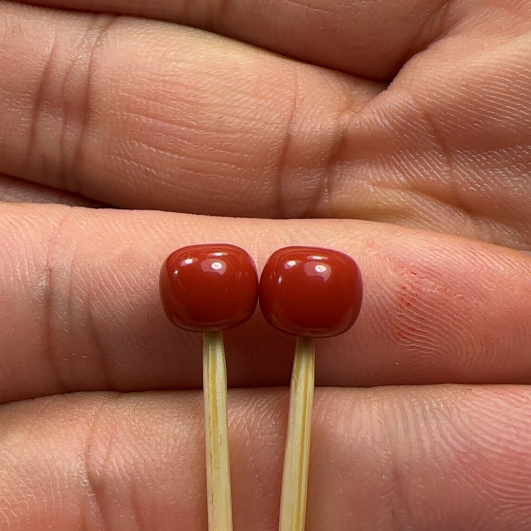 南红玛瑙珠子未镶嵌行**祥