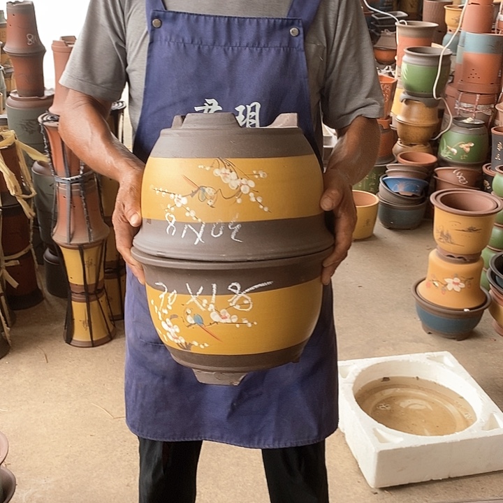 紫砂花盆紫砂花盆