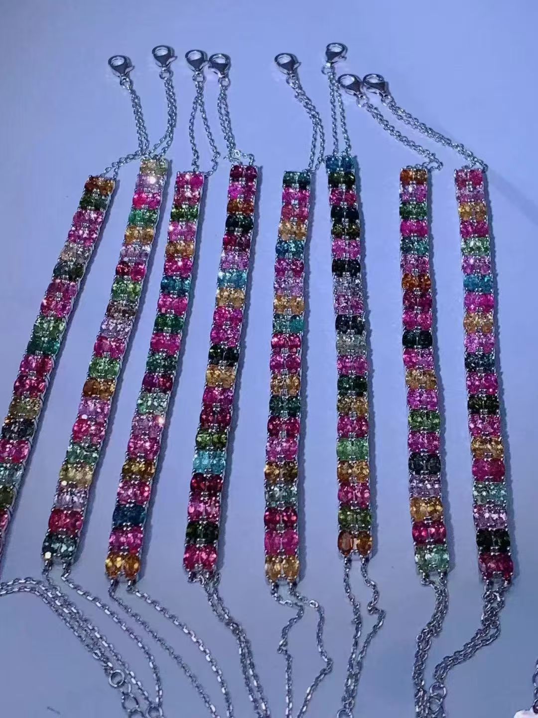 【工厂补贴】新疆阿勒泰多宝碧玺手串手工时尚百搭 多样性发一C103