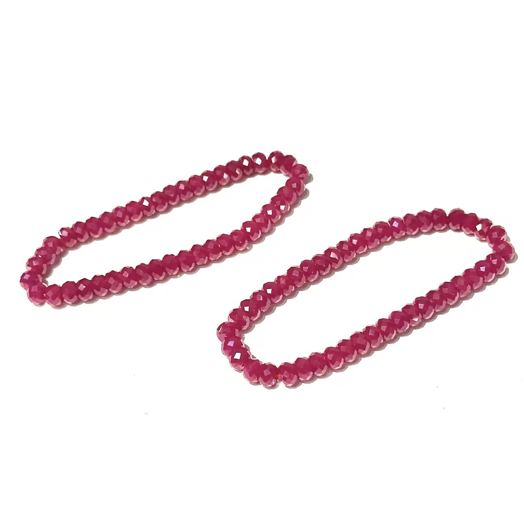 【MF】切面红宝石手串-约6mm（多样性发其一）