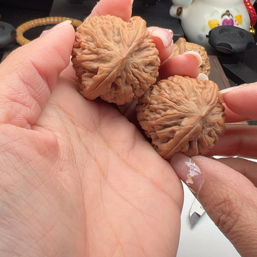 文玩核桃把件莲花38