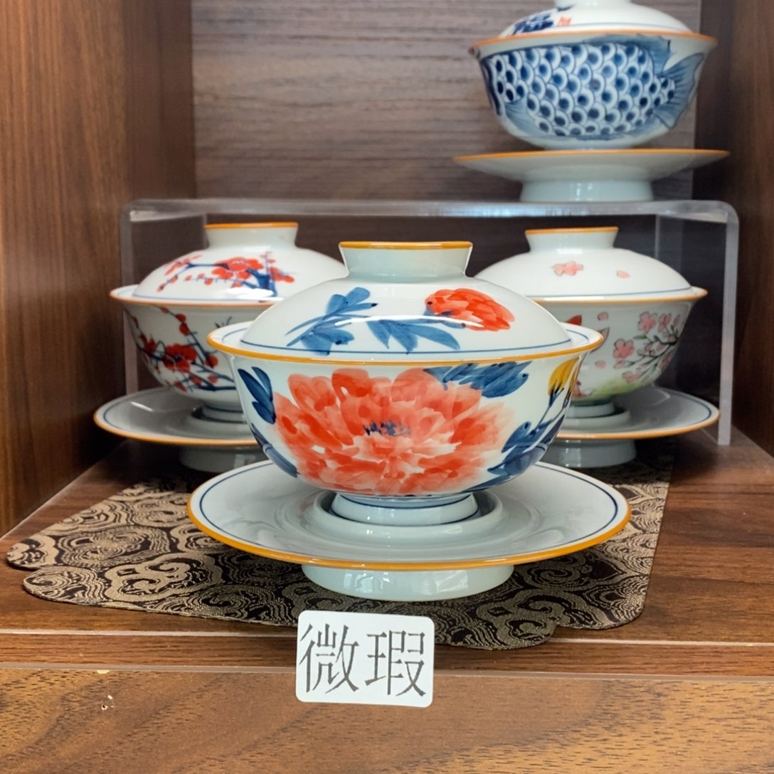 釉下彩手工绘制手工绘制