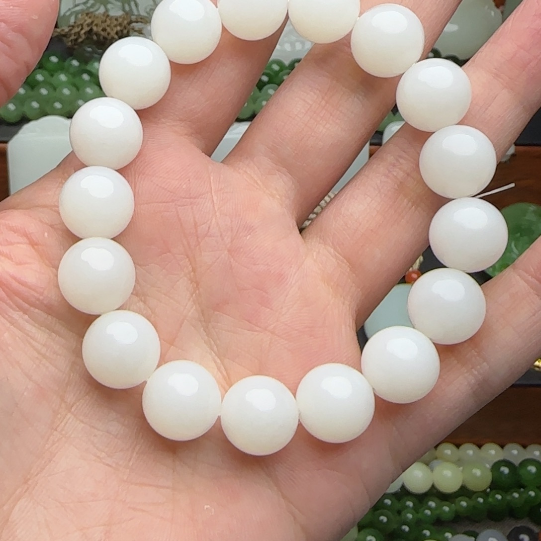 和田玉手链未镶嵌