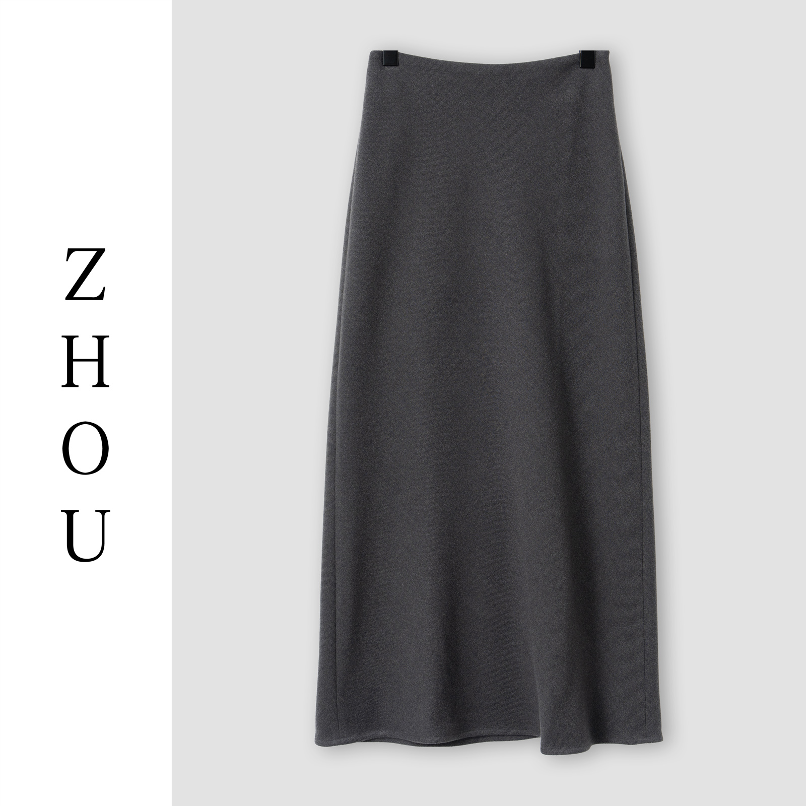 （周哥甄选）灰色半身裙-32197