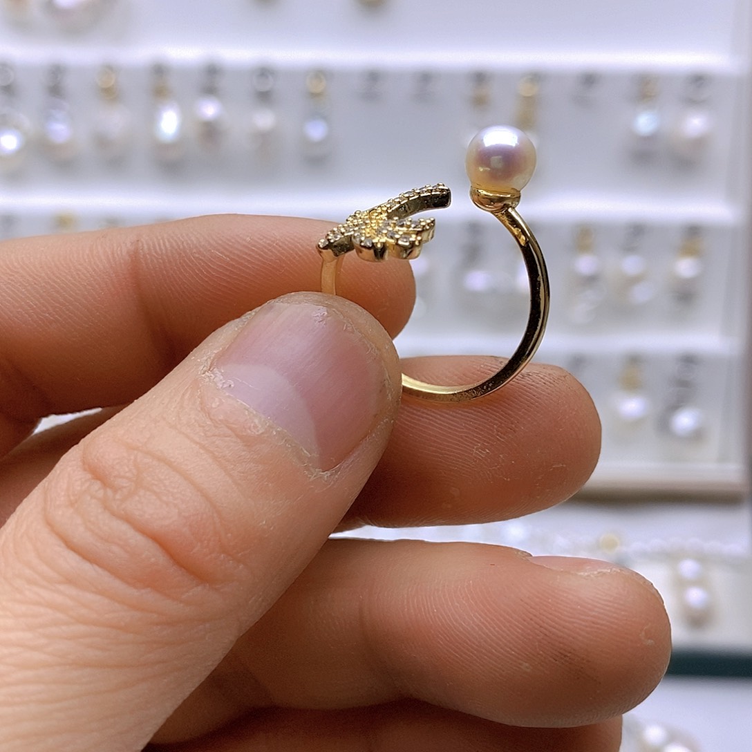 淡水珍珠戒指未镶嵌