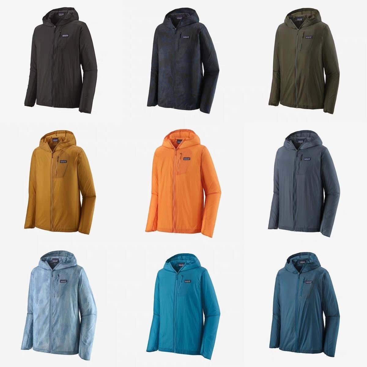 巴塔哥尼亚 男女户外防晒透气连帽长袖风衣皮肤衣