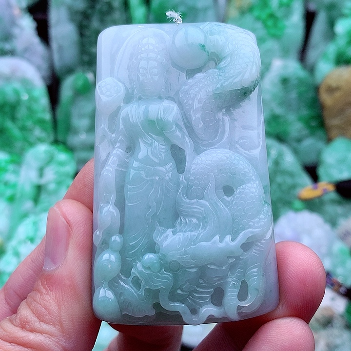 翡翠吊坠(不含链)未镶嵌孤*