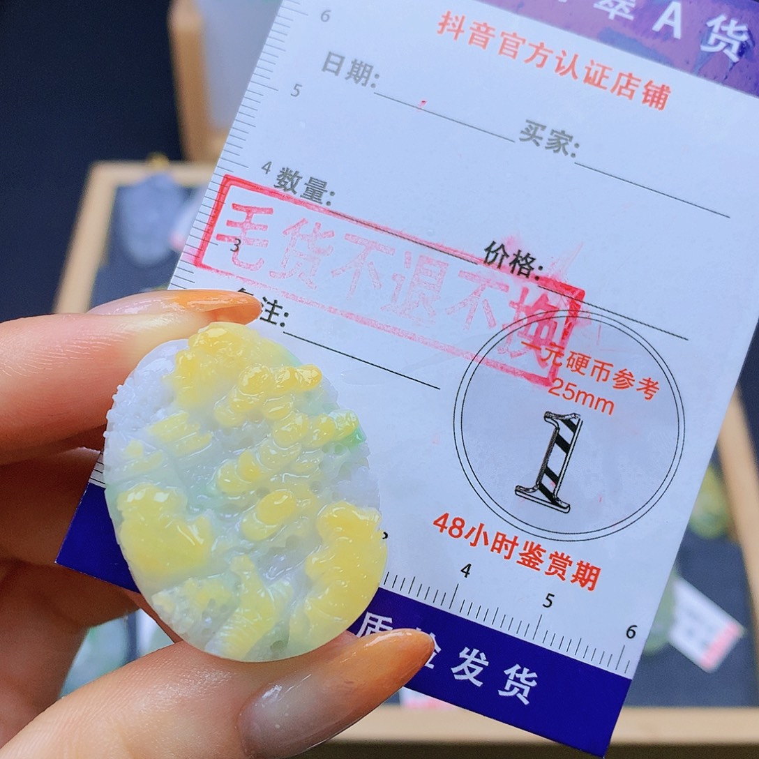 翡翠未镶嵌颈饰翡翠