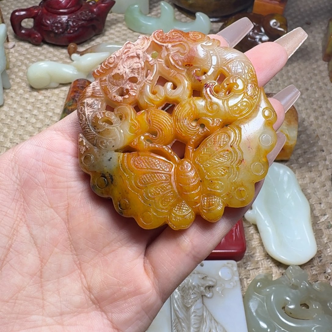 吊坠白玉菩提挂件