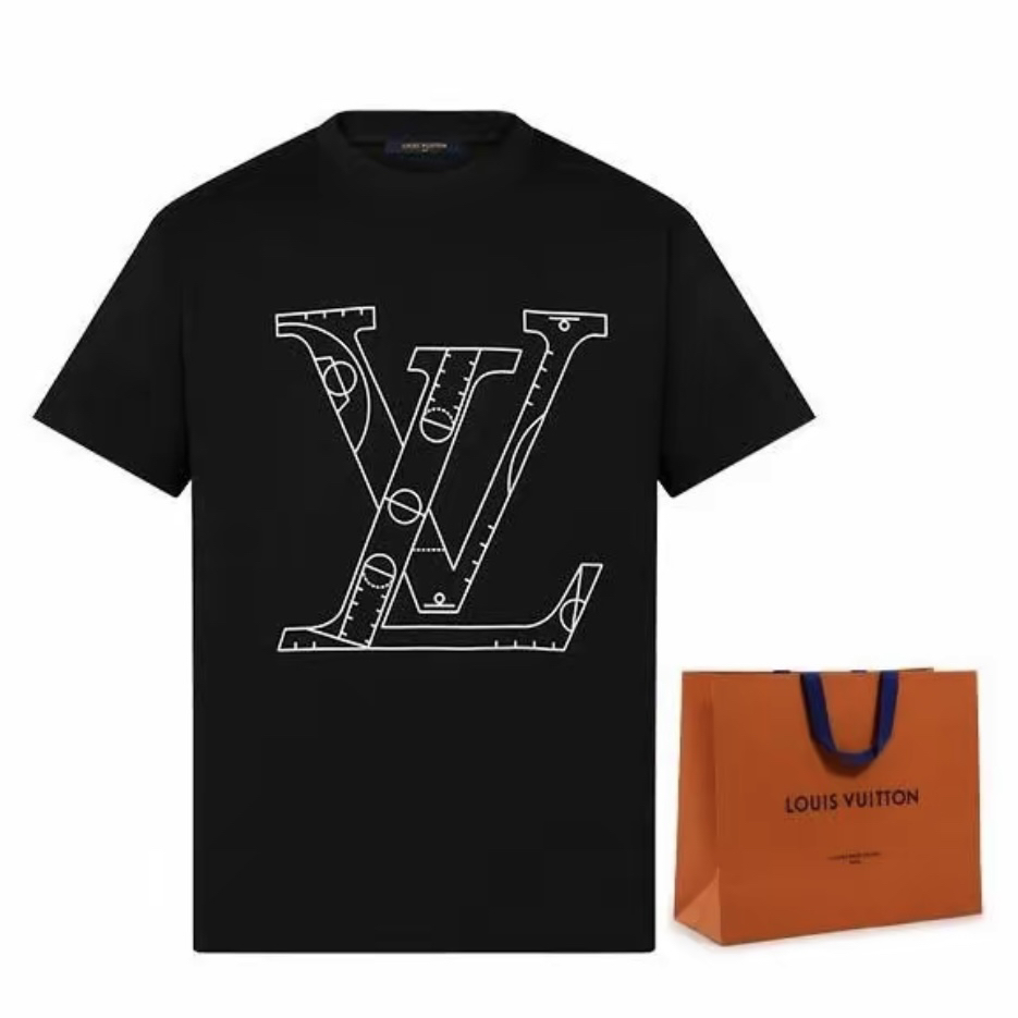 未使用 LouisVuitton/路易威登 /L码/M码/黑色NBA联名短袖