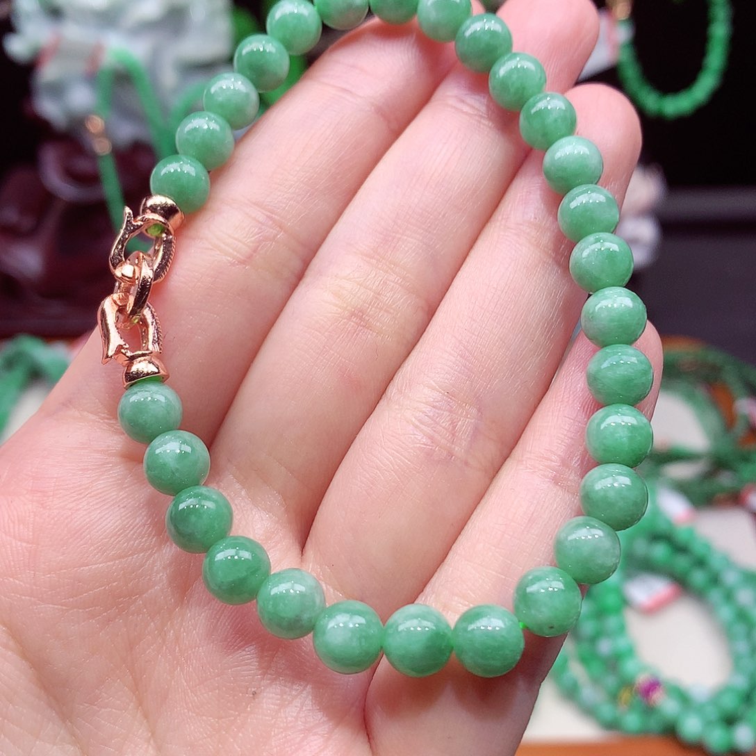 翡翠未镶嵌手链翡翠