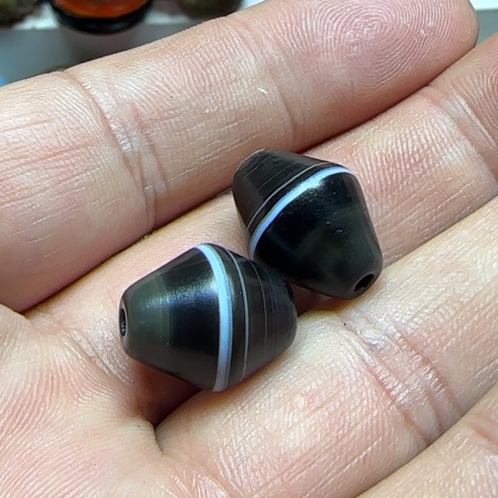 真***意玛瑙/玉髓合金笔搁