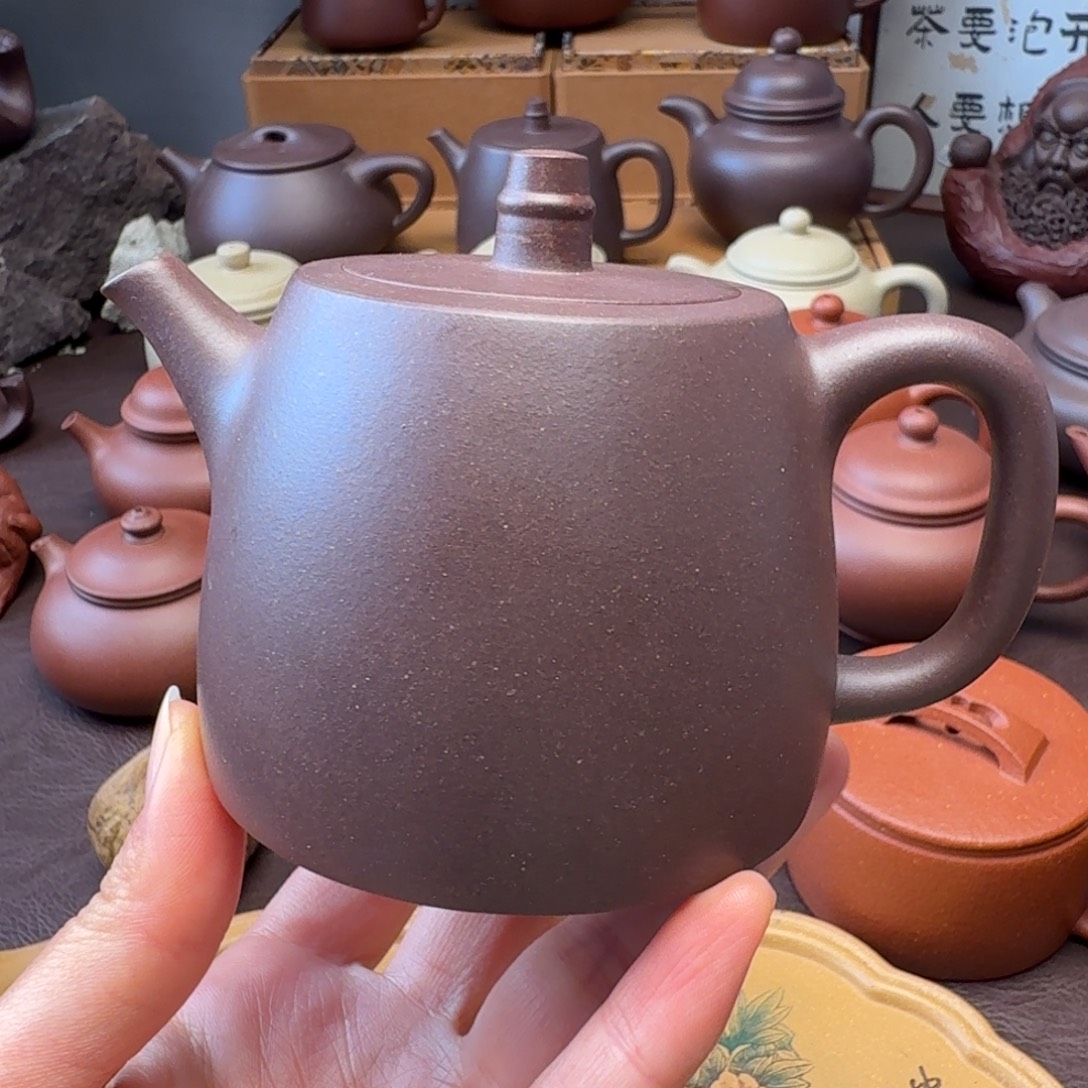 茶壶紫砂特练紫   汗铎   230微瑕