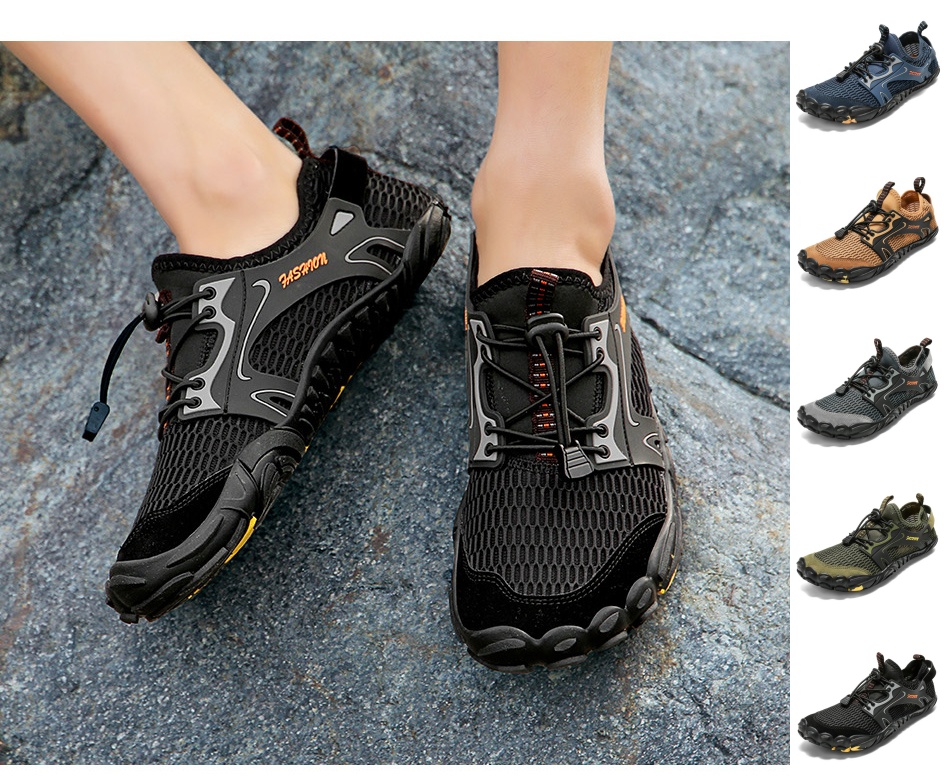 溯溪鞋户外新款五指鞋欧美大码沙滩游泳鞋潜水鞋抓地涉水登山鞋男