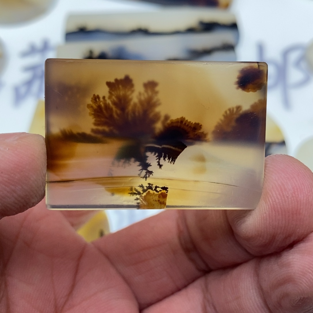 玛瑙/玉髓牌子足银镀金镶嵌