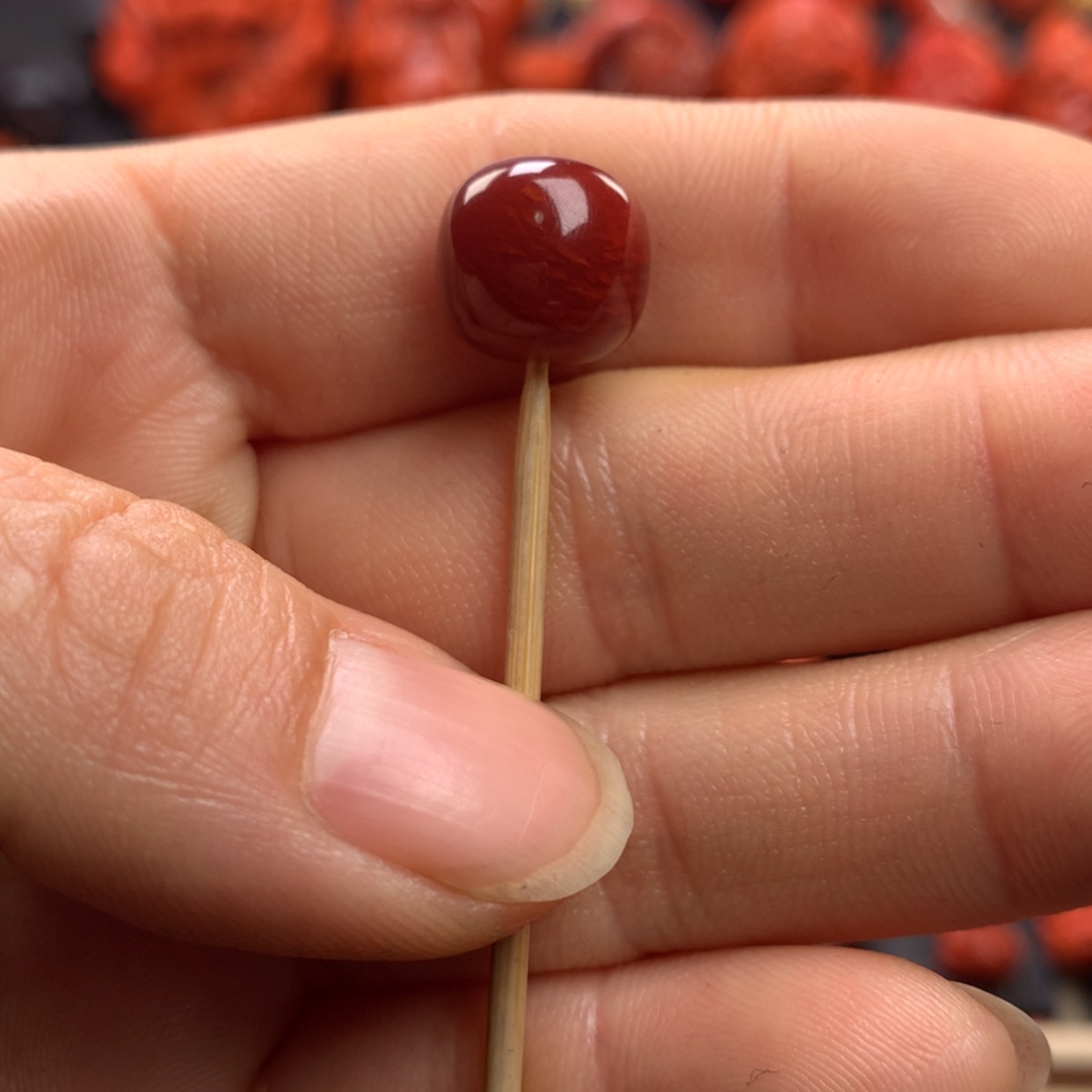 【闪购商品】南红玛瑙老型单珠12mm未镶嵌