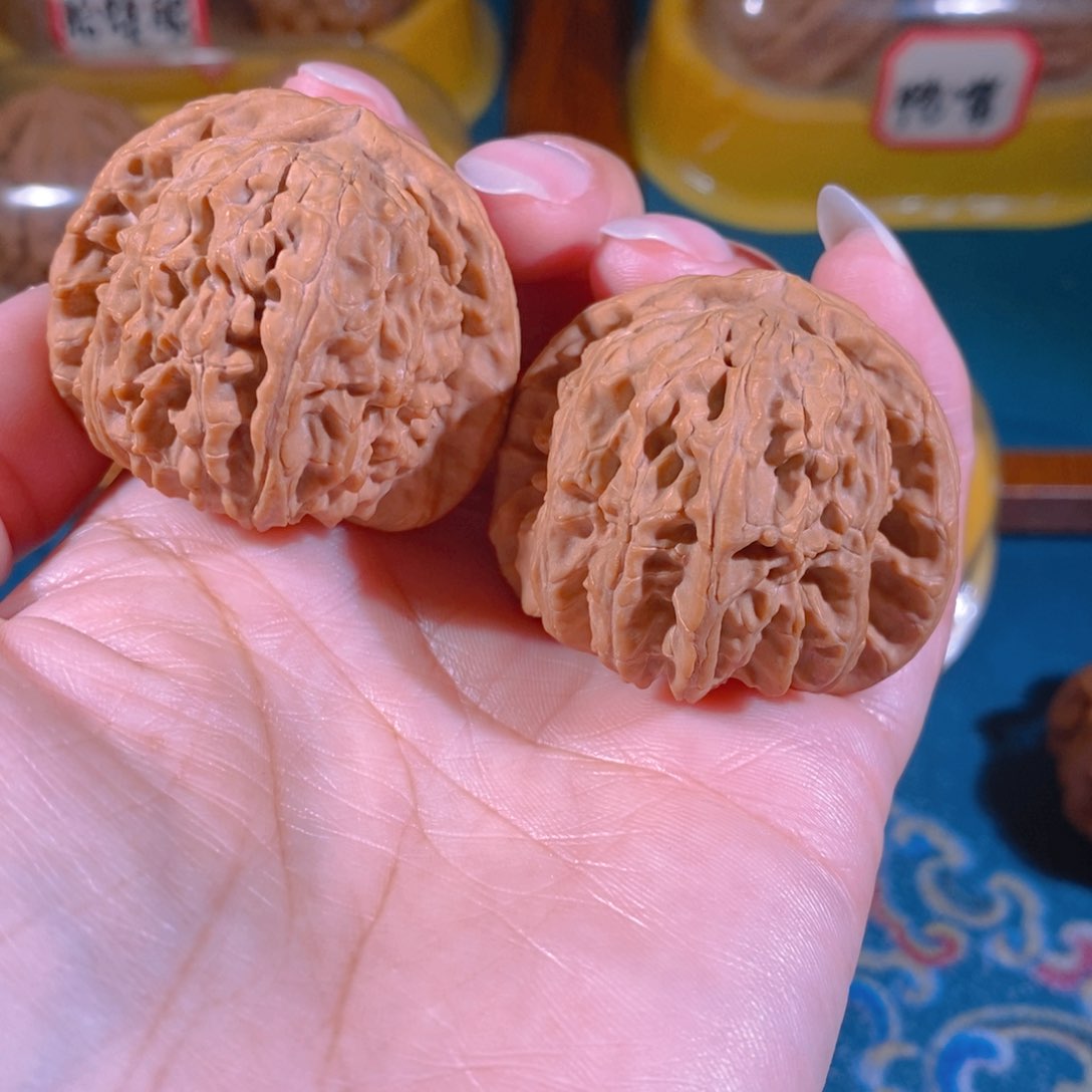 吊坠文玩核桃白狮子